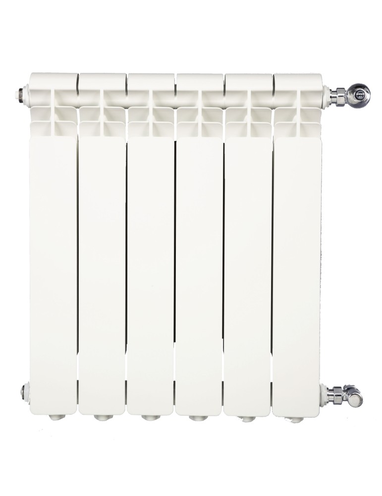 Termosifoni Radiatori da 2 a 9 Elementi in Alluminio Iseo 700 Global Bianco RAL9010