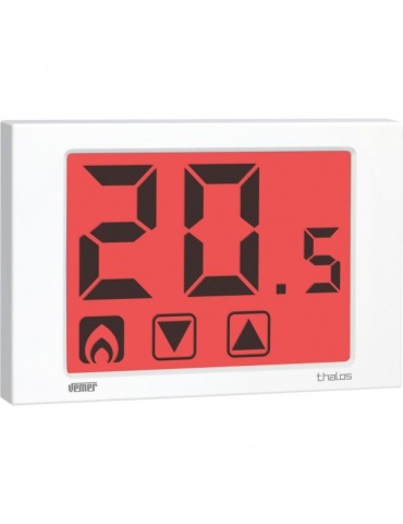 Thalos 230 Bianco Termostato elettronico touch screen da parete