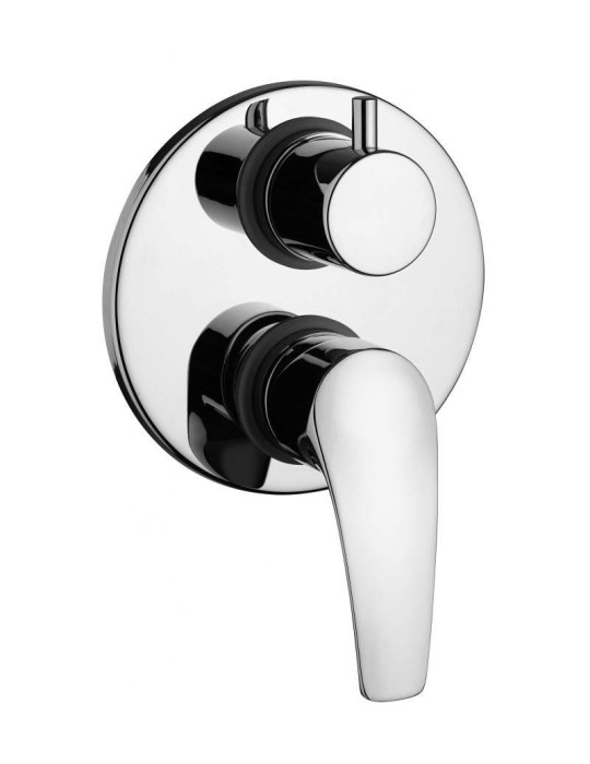 Miscelatore doccia incasso con deviatore rotativo a 2 uscite Paini Atomix 3.0