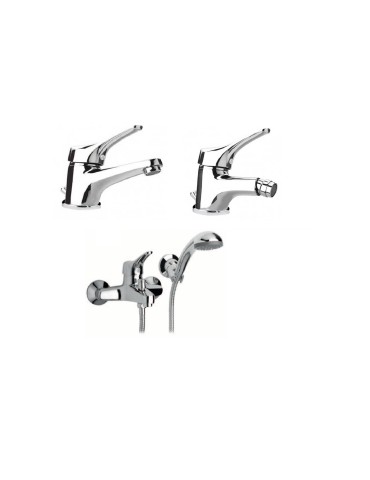 Argo Set Rubinetteria Monocomando Bagno  con Vasca Mod. Derby