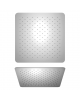 Argo Soffione Quadro Anticalcare Ultrapiatto in Acciaio inox 250x250 mm