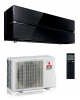 Climatizzatore Condizionatore Monosplit Mitsubishi Electric Kirigamine Style Onyx Black 12000 Btu Inverter R-32 Wi-Fi A+++/A+++