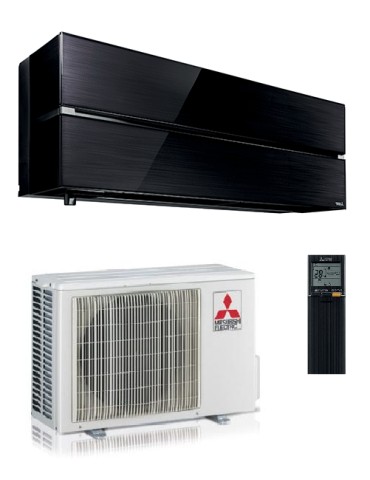 Climatizzatore Condizionatore Monosplit Mitsubishi Electric Kirigamine Style Onyx Black 12000 Btu Inverter R-32 Wi-Fi A+++/A+++