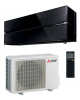 Climatizzatore Condizionatore Monosplit Mitsubishi Electric Kirigamine Style Onyx Black 9000 Btu Inverter R-32 Wi-Fi A+++/A+++