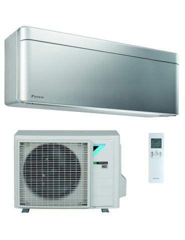 Climatizzatore Condizionatore Daikin Stylish Silver 12000 Btu Monosplit Inverter R-32 Wi-Fi A+++/A+++