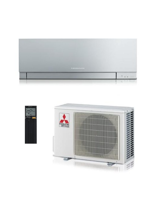 Climatizzatore Condizionatore Monosplit Mitsubishi Electric Kirigamine Zen Silver 12000 Btu Inverter R-32 Wi-Fi Classe A+++/A++