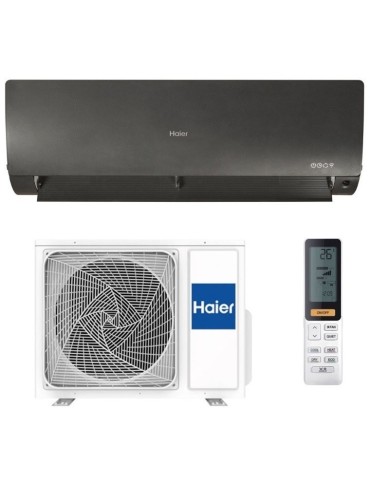 Climatizzatore Condizionatore Haier FLEXIS PLUS BLACK 9000 Btu Monosplit Inverter R-32 Wi-Fi Classe A+++/A++ Colore Nero