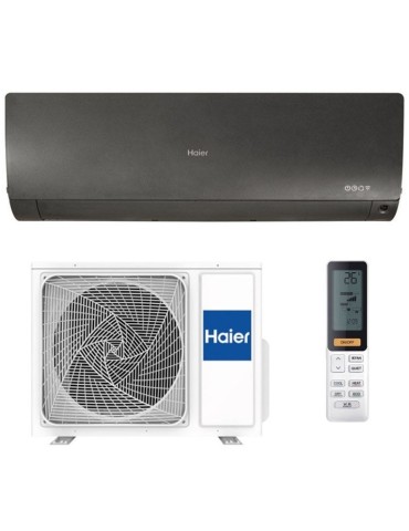 Climatizzatore Condizionatore Haier FLEXIS PLUS BLACK 24000 Btu Monosplit Inverter R-32 Wi-Fi Classe A++/A+ Colore Nero