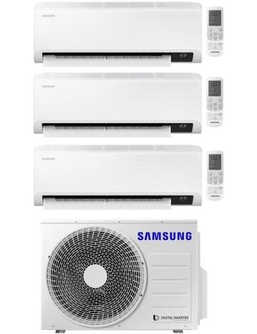 Climatizzatore Condizionatore Samsung Cebu Trial Split 9000+9000+9000 btu R-32 U.E. 5.2 Kw Wi-Fi A++A+