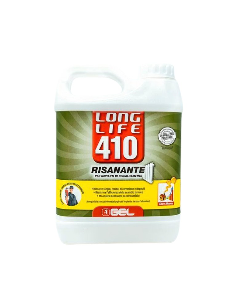 Risanante Impianti Riscaldamento Long Life 410 Lt.1 Gel