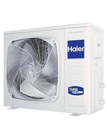 Haier Pompa di Calore SuperAcqua 18000 btu Monoblocco Aria-Acqua Reversibile R32 5.0 kW A+++ 2