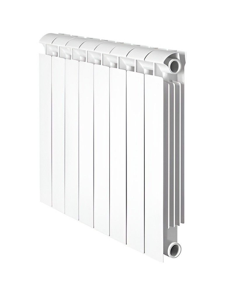 Termosifoni Radiatori da 2 a 9 Elementi in Alluminio Vox 700 Global Bianco RAL9010 + Kit Accessori