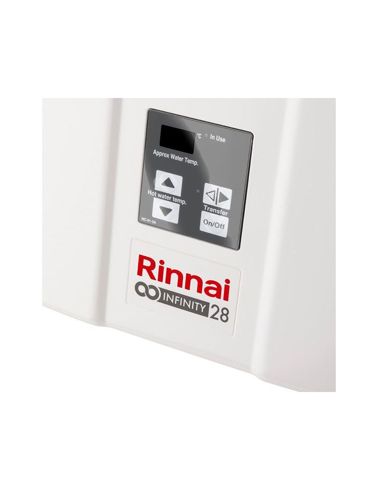 RINNAI – SCALDABAGNO A GAS LT. 28 DA INTERNO INFINITY 28i GPL