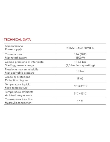 BRIO TANK 2.0 - CONTROLLO ELETTROPOMPE COMPLETO DI MANOMETRO E VASO ESPANSIONE 2