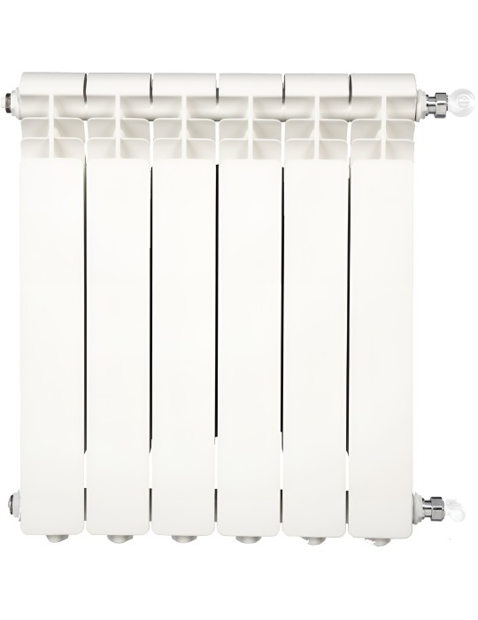 Termosifoni Radiatori da 2 a 12 Elementi in Alluminio Iseo 800 Global Bianco RAL9010