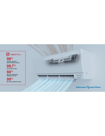 Climatizzatore Condizionatore Mitsubishi Linea Plus serie MSZ-AY 15000 Btu MSZ-AY42VGKP+MUZ-AY42VG R-32 Wi-Fi Integrato 2