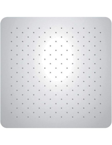 Argo Soffione Quadro Ultrapiatto Anticalcare in Acciaio Inox 200 x 200mm