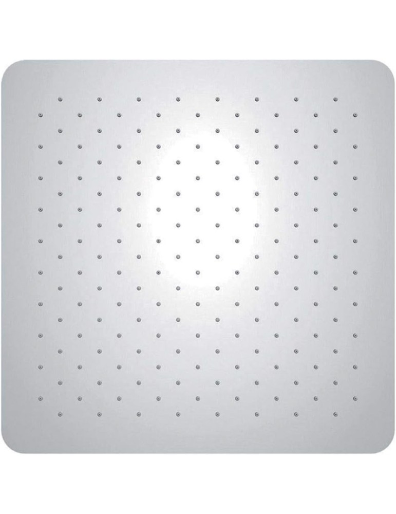 Soffione anticalcare in acciaio inox 200x200mm ultrapiatto Soffione anticalcare in acciaio inox 200x200mm ultrapiatto