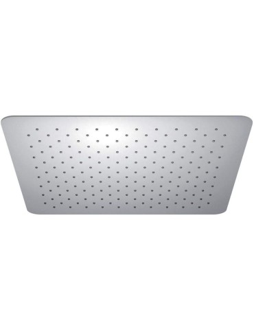 Soffione anticalcare in acciaio inox 200x200mm ultrapiatto 2