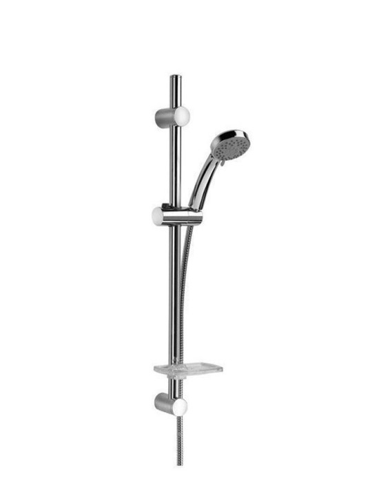 Paini Colonna Doccia Asta Saliscendi Doccetta Cromo 3 Getti 50CR124/P1