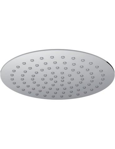 Argo Soffione Tondo Ultrapiatto in Acciaio Inox Cromato Anticalcare diametro 200
