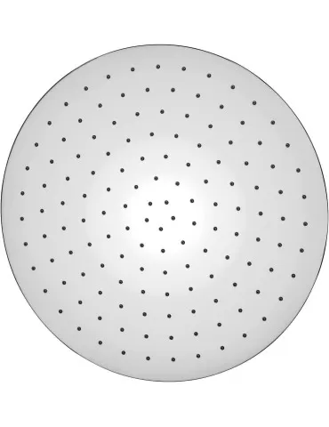 Paini Soffione anticalcare in acciaio inox diametro 200 ultrapiatto, Cromo 2