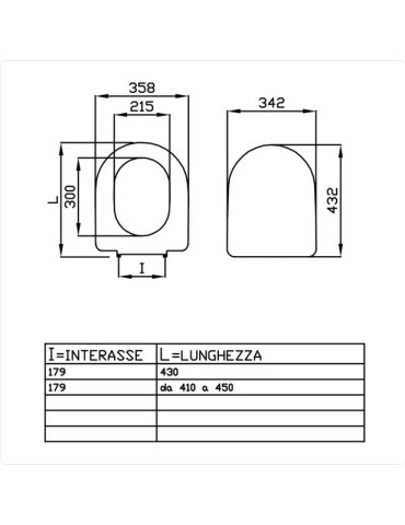 Coprivaso Sedile Compatibile Serie Diana Dedicato In Legno Rivestito Bianco Con Cerniere 2