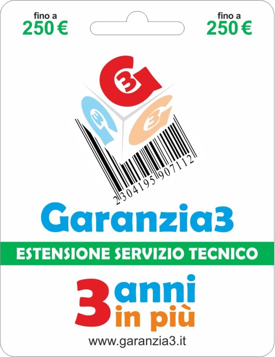Garanzia 3 - Estensione Del Servizio Tecnico Fino A 250,00 Euro