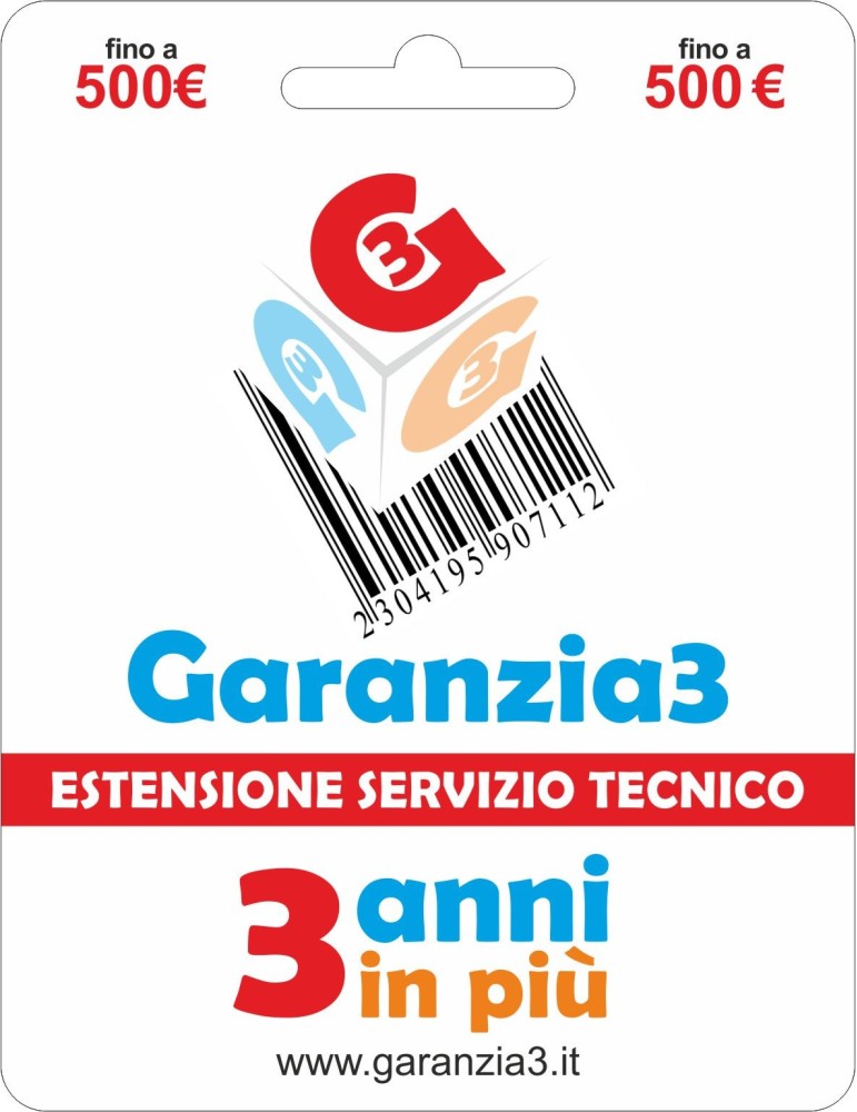 Garanzia 3 - Estensione Del Servizio Tecnico Fino A 250,00 Euro