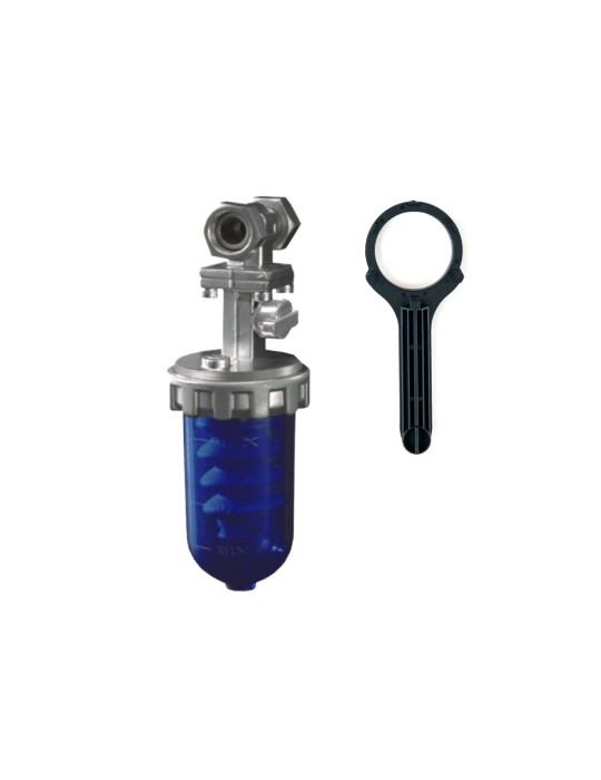 Dosatore di Polifosfato Tecnogas Dosablue One con Bypass e chiave