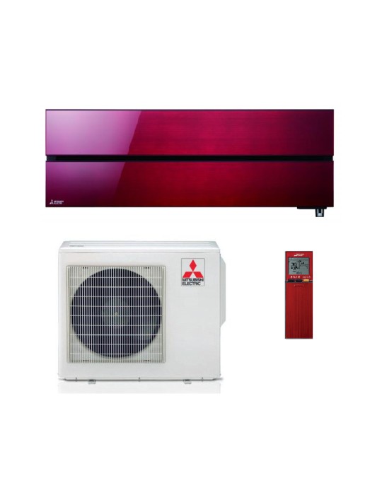 Mitsubishi Climatizzatore Monosplit Kirigamine Style MSZ-LN 18000 btu MSZ-LN50VG2R Ruby Red Inverter R-32 Wi-Fi Classe A+++