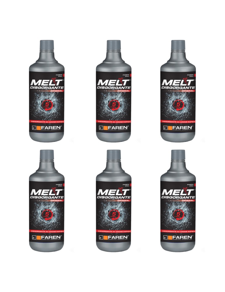 Faren  Discgorgante Acido Melt 750 ML confezione da 6 pezzi Faren  Discgorgante Acido Melt 750 ML confezione da 6 pezzi
