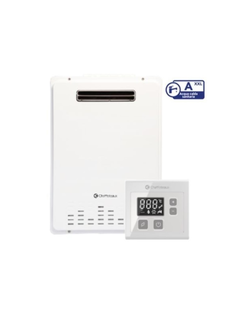 Scaldabagno a camera stagna  Chaffoteaux AVENIR PLUS LNX 16 SFT Metano 3632447 con KitScarico fumi coassiale