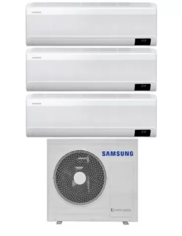 Climatizzatore Samsung Trial Split Inverter serie WINDFREE AVANT 9+9+9  R-32 Wi-Fi A++ con AJ080TXJ4KG 8 Kw