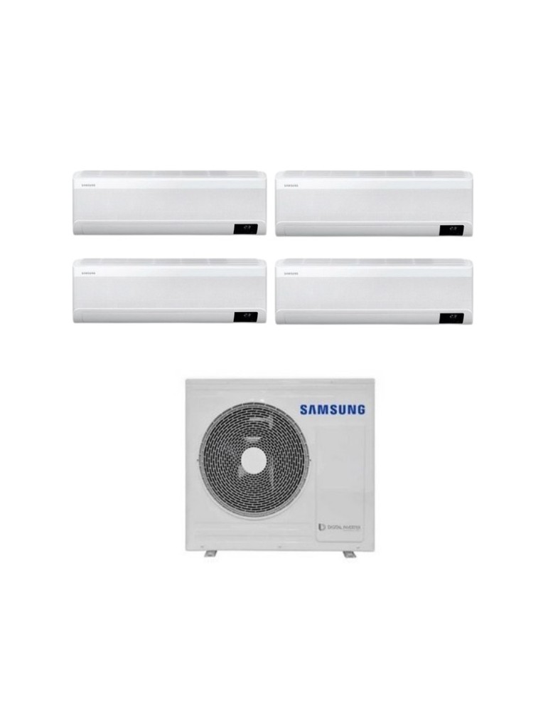Climatizzatore Condizionatore Dual Split Inverter Samsung Serie Windfree Avant 9000+9000+9000+9000 btu con AJ080TXJ4KG Wi-Fi Climatizzatore Condizionatore Dual Split Inverter Samsung Serie Windfree Avant 9000+9000+9000+9000 btu con AJ080TXJ4KG Wi-Fi