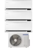 Climatizzatore Condizionatore Trial Split Inverter Samsung Serie CEBU 9000+9000+12000 btu con AJ068TXJ3KG A++ Wi-Fi