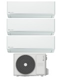 Climatizzatore Clivet EZCool Trial Split 9000+9000+12000 Btu Inverter R-32 Wi-Fi Optional A++ A+ U.E. 7.9 Kw
