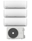 Climatizzatore Clivet Essential 2 Trial Split 9000+12000+12000 Btu Inverter R-32 A++ A+ U.E. 7.9 Kw New 2022