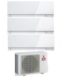 Mitsubishi Climatizzatore Trial Split Kirigamine Zen MSZ-EF Bianco 9+9+9 con MXZ-3F54VF Inverter R32 WiFi Classe A+++
