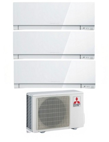 Mitsubishi Climatizzatore Trial Split Kirigamine Zen MSZ-EF Bianco 9+9+9 con MXZ-3F54VF Inverter R32 WiFi Classe A+++