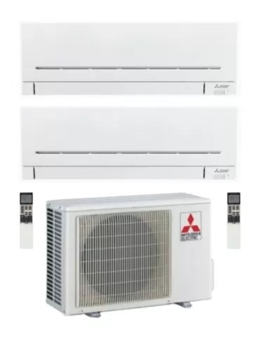 Climatizzatore Mitsubishi Electric MSZ-APVGK Linea Plus Dual Split 9000+12000 btu R-32 U.E. 5.3 Kw WiFi A+++A++