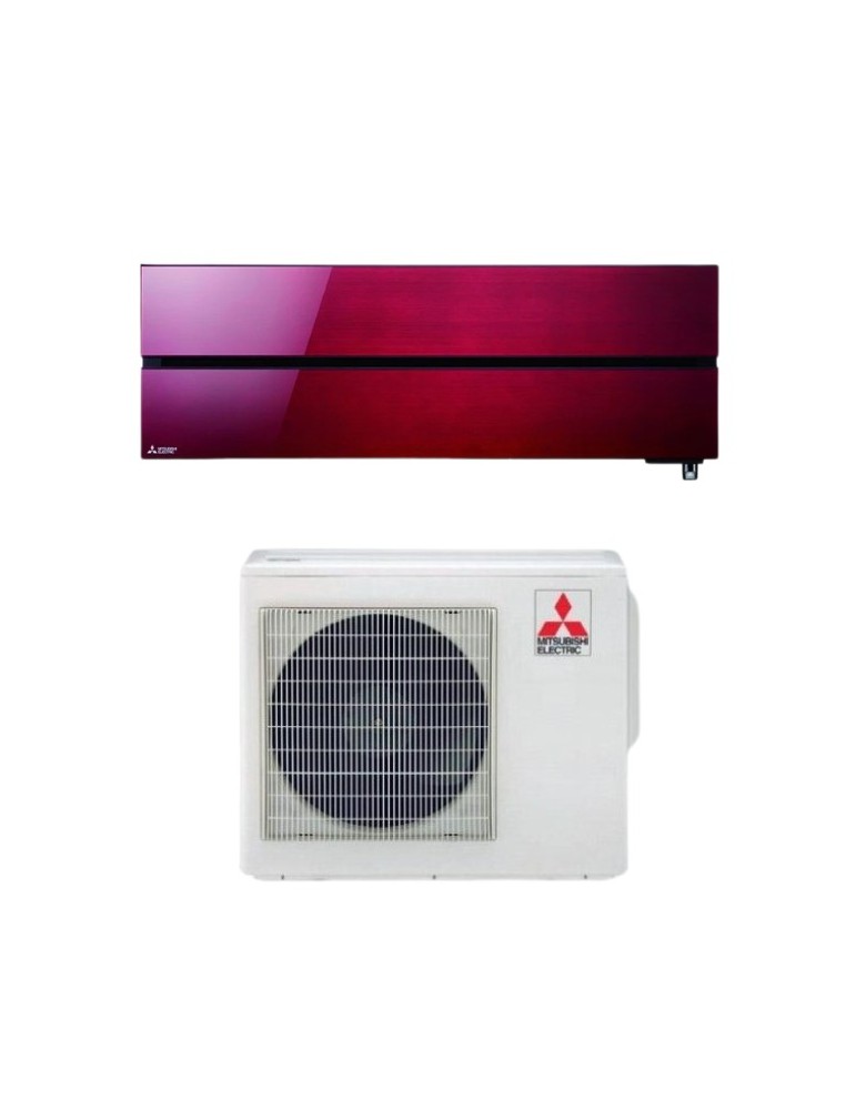 Mitsubishi Climatizzatore Monosplit Kirigamine Style MSZ-LN 12000 btu MSZ-LN35VG2R Ruby Red Inverter R-32 Wi-Fi Classe A+++