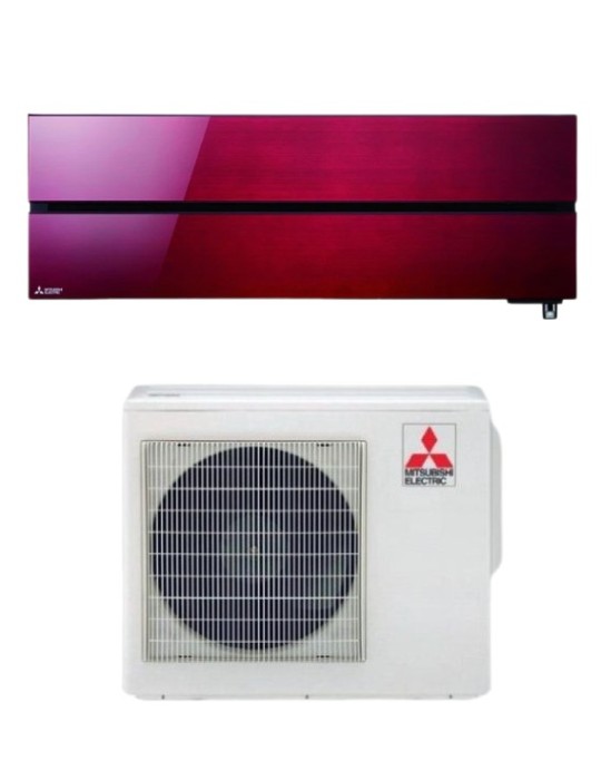 Mitsubishi Climatizzatore Monosplit Kirigamine Style MSZ-LN 12000 btu MSZ-LN35VG2R Ruby Red Inverter R-32 Wi-Fi Classe A+++