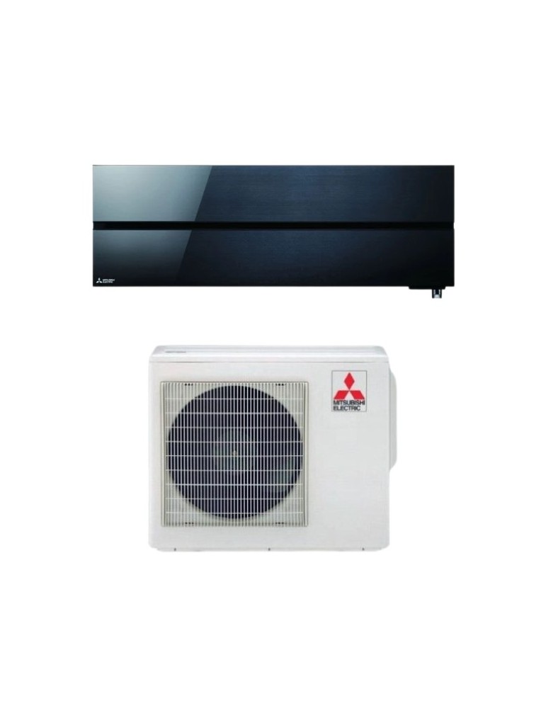 Mitsubishi Climatizzatore Monosplit Kirigamine Style MSZ-LN 9000 btu MSZ-LN25VG2B Onyx Black Inverter R-32 Wi-Fi Classe A+++