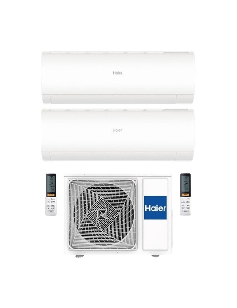 CONDIZIONATORE DUAL SPLIT INVERTER HAIER PEARL R-32 9000+9000 CONDIZIONATORE DUAL SPLIT INVERTER HAIER PEARL R-32 9000+9000