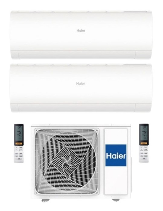 CONDIZIONATORE DUAL SPLIT INVERTER HAIER PEARL R-32 9000+9000 CONDIZIONATORE DUAL SPLIT INVERTER HAIER PEARL R-32 9000+9000