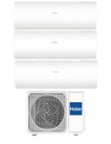 Haier Climatizzatore Trial Split Pearl 9+12+12 con 3U70S2SR5FA Inverter R-32 Wi-Fi Classe A++/A+