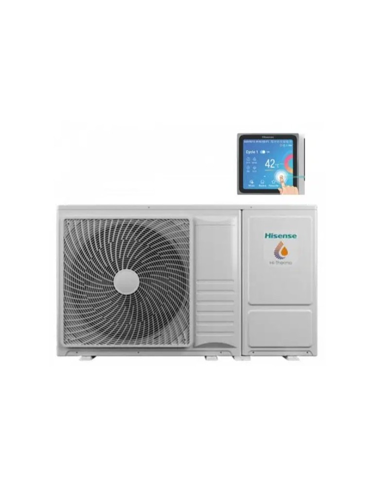 Pompa Di Calore Hisense HI-THERMA R-32 CHILLER 8.0 KW Monofase Inverter Con Modulo Idronico A+++