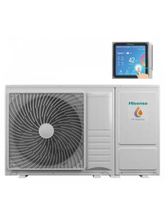 Pompa Di Calore Hisense HI-THERMA R-32 CHILLER 8.0 KW Monofase Inverter Con Modulo Idronico A+++
