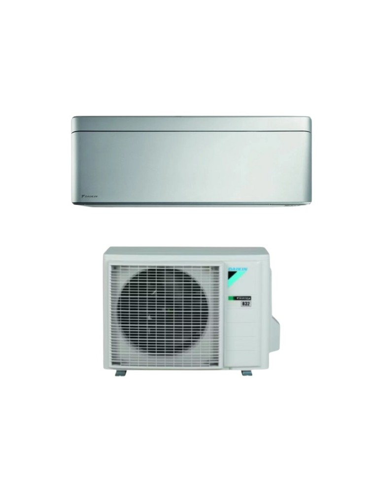 Condizionatore Climatizzatore Daikin Stylish Silver 9000 Btu Monosplit Inverter R-32 Wi-Fi A+++/A+++